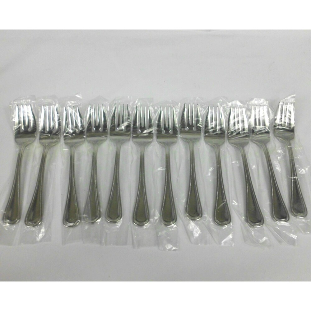 Wallace Regal Pearl Stainless 18/10 Silverware Flatware Salad Fork 7 " Lot of 12